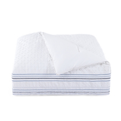 J. Queen New York Bayside 4 Piece California King Comforter Set, Blue, large