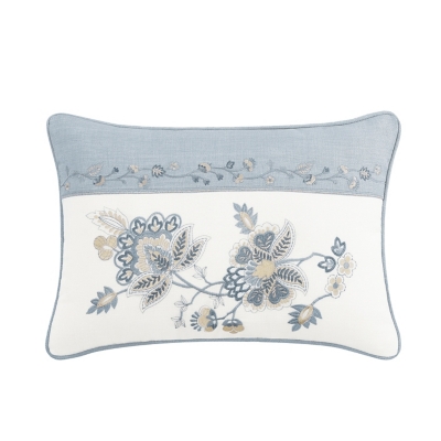 J. Queen New York Garden Bloom Boudoir Throw Pillow, , large