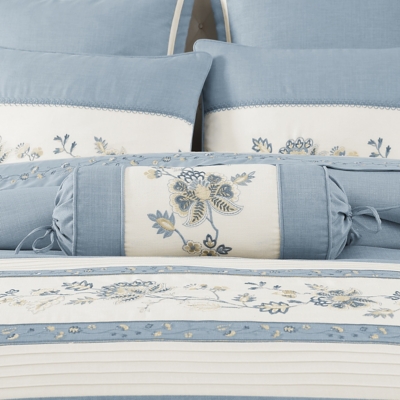 J. Queen New York Garden Bloom Neckroll Pillow, , rollover
