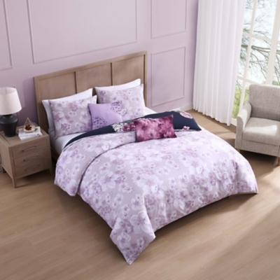 Bebejan® Purple Bliss 5 Piece King Reversible Comforter Set, Purple, large