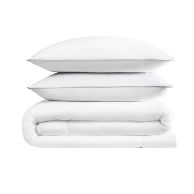 Christian Siriano NY 3-Piece King Comforter Set, White, large