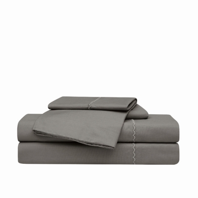 Oceanfront Resort 3-Piece King Sheet Set, Gray, large