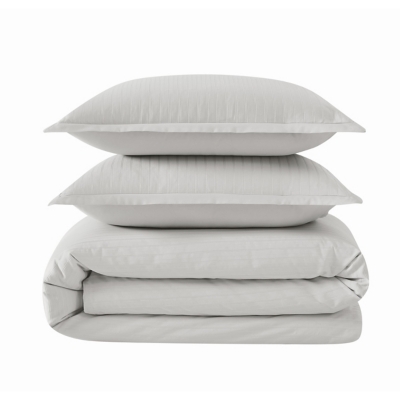 Royal Velvet Olivia 3-Piece Full/Queen Comforter Set, Gray, large