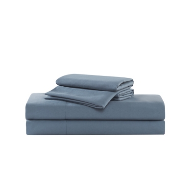 Truly Soft Sustainable 3-Piece California King Sheet Set, Blue, rollover