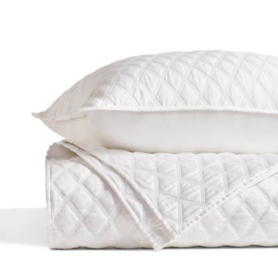 J. Queen New York Premier Sateen 3 Piece Full/Queen Quilt Set, Crisp White, large