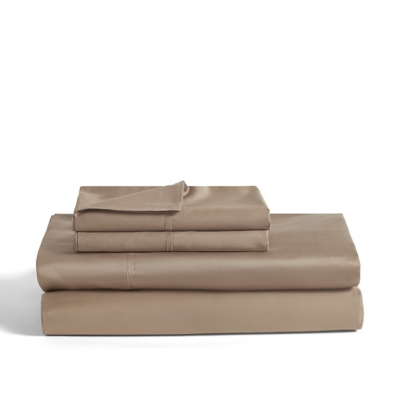 J. Queen New York Premier Sateen 4-Piece California King Sheet Set, Bronze, large