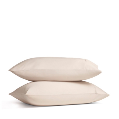J. Queen New York Premier Sateen King Pillow Case (Set of 2), Shell Pink, large