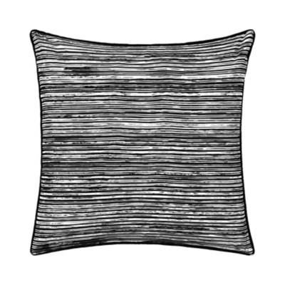 Royal Court Dalton Square Decorative Throw Pillow, Black, large