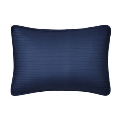 Royal Court Dalton Boudoir Decorative Throw Pillow, Navy, large