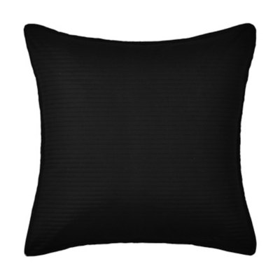 Royal Court Dalton Euro Sham, Black, large