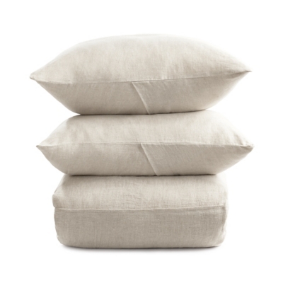 Ashley Luxe Belgian Linen Duvet With Shams, , rollover