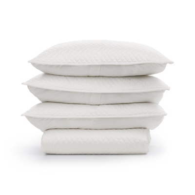 Ashley Luxe Diamond Quilt With Shams, , grid