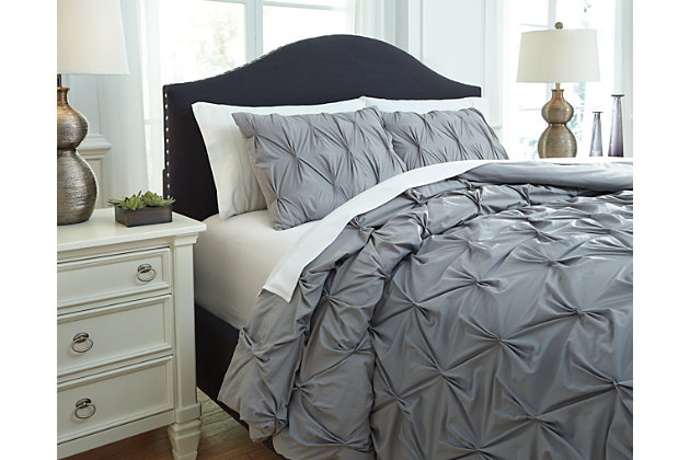 rimy 3-piece queen comforter set | ashley furniture homestore