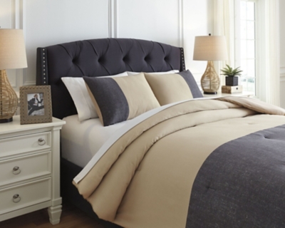 Medi 3 Piece Queen Comforter Set Ashley Furniture Homestore