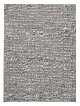 Norris 5' x 7' Rug, Taupe/White, large
