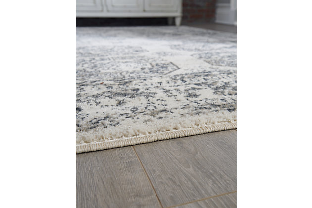 Gray, taupe, charcoal and taupe make a lovely combo on the Jirou accent rug. The faded motif of a diamond pattern punctuates any contemporary, urban or boho-chic space with added beauty and depth with the soft pile.Made of polypropylene | Machine woven | 11mm pile | Jute backing | Rug pad recommended | Spot clean only | Made in USA
