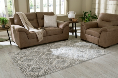 Monwick 710 x 103 Rug, Cream/Gray