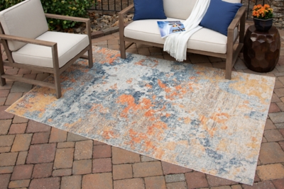Wraylen 7'10" x 10' Rug, Multi, rollover