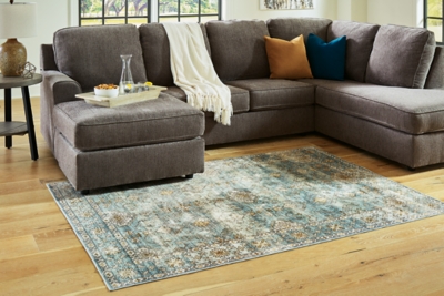 Harwins 8'1" x 10'1" Washable Rug, Multi, rollover