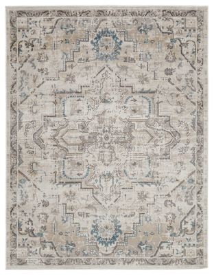 Barkham 7'10" x 10' Washable Rug, Multi, large
