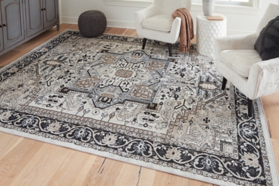Gregmoore 7'9" x 9'11" Washable Rug, Multi, rollover