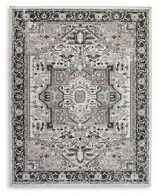 Gregmoore 7'9" x 9'11" Washable Rug, Multi, large