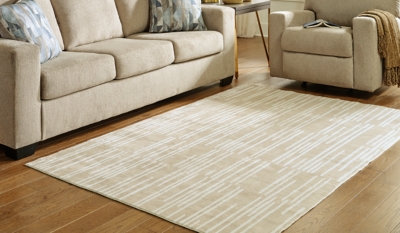 Ardenville 5' x 7' Rug, Tan/Cream, large