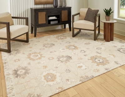 Calkin 8' x 10' Rug, Linen/Gray/Caramel, rollover