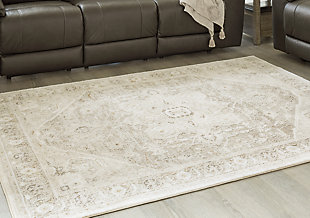 Gatwell 5' x 7' Rug, Ivory/Gray/Tan, rollover