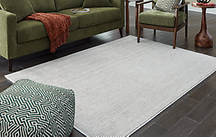 Eduring Large Rug, Ivory/Taupe, rollover