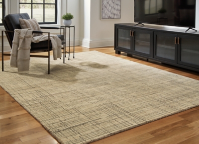 Janston 8' x 10' Rug, Ivory/Gray/Tan, rollover