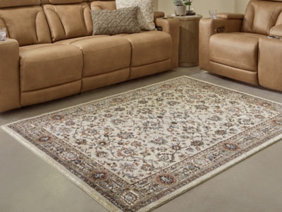 Beritham Large Rug, Blue/Brown/Beige, rollover