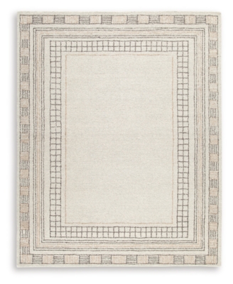 Idaman Large Rug, Taupe/Brown, large