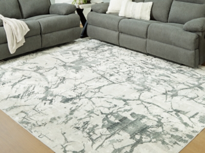 Tobinbury Washable Large Rug, Gray, rollover