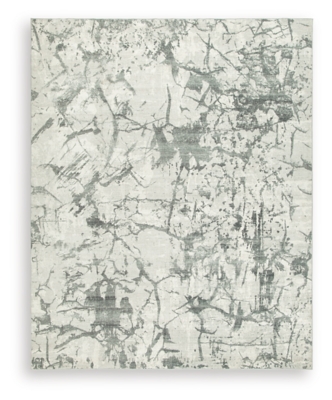 Tobinbury Washable Large Rug, Gray, large