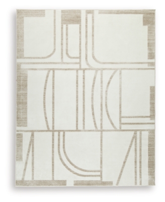 Farongrove 7'10" x 10' Area Rug, Ivory/Beige, large