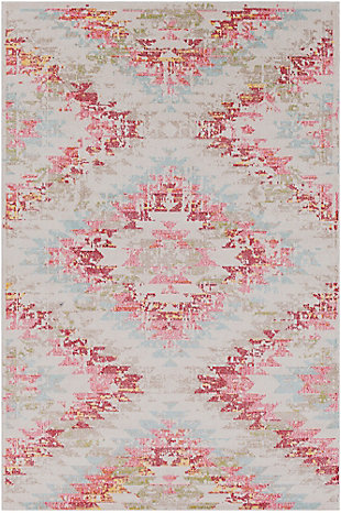 Home Accents Geometic 5'3" X 7'3" Area Rug, Multi, large