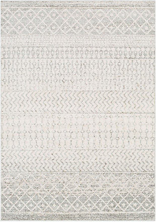 Modern Rug, Two-tone Gray/White, large