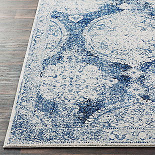 When your room needs a dash of color and pop of personality, this wonderfully versatile rug is just the ticket. Distressed, dyed effect softens the aesthetic for understated good looks that complement virtually any decor.Made of polypropylene | Machine woven | No backing | Medium pile; rug pad recommended | Spot clean | Imported