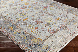 Need to warm up a room? The light and elegant feel of this rug is a lovely treat underfoot. Its flowing floral pattern blended with organic hues exudes a sense of ease that’s easy to love.Made of polyester and polypropylene | For indoor/outdoor use | Uv resistant; water resistant | Machine woven | Medium pile | No backing; rug pad recommended | Spot clean | Imported