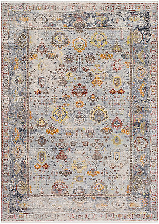 Need to warm up a room? The light and elegant feel of this rug is a lovely treat underfoot. Its flowing floral pattern blended with organic hues exudes a sense of ease that’s easy to love.Made of polyester and polypropylene | For indoor/outdoor use | Uv resistant; water resistant | Machine woven | Medium pile | No backing; rug pad recommended | Spot clean | Imported