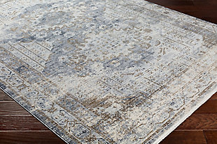 Classic design elements create a rug that's timeless in elegance and universal in appeal. Posh palette and distinctive pattern clearly reflect your good taste.Made of polyester and polypropylene | For indoor/outdoor use | Uv resistant; water resistant | Machine woven | Medium pile | No backing; rug pad recommended | Spot clean | Imported
