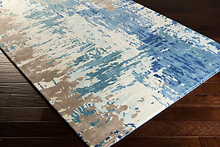 Hand Crafted 8' X 11' Area Rug, Multi, rollover