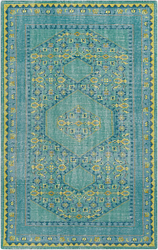 Hand Knotted 5'6" X 8'6" Area Rug, Multi, large