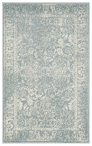 Accessory 3' x 5' Area Rug, Gray/White, large