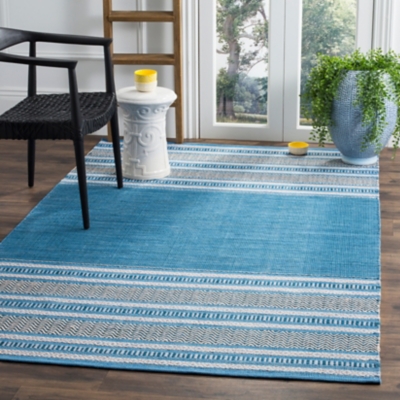 Accessory 5' x 8' Area Rug, Blue/Gray, large