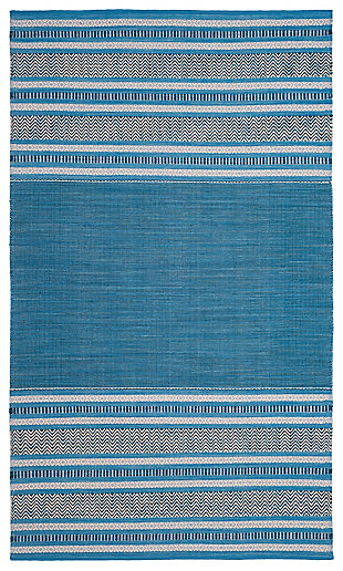 Accessory 5' x 8' Area Rug, Blue/Gray, large