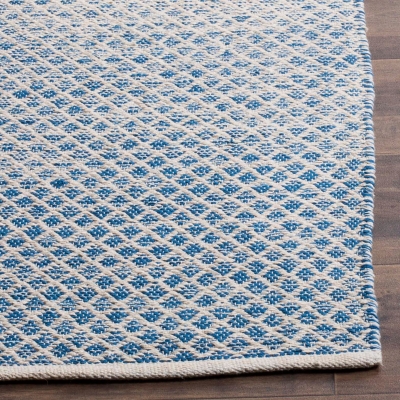 Ombre 3' x 5' Area Rug, Blue/Ivory, large