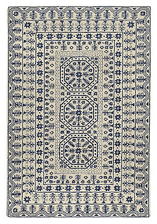 Home Accents 5' X 8' Rug, Blue, large