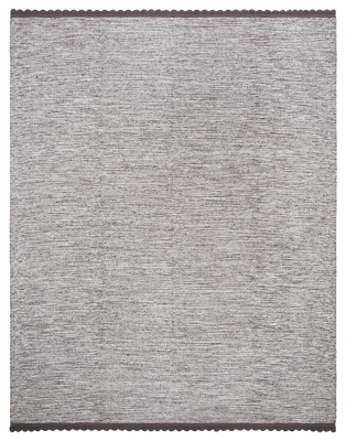 Hand Crafted 8' x 10' Area Rug, Gray, large